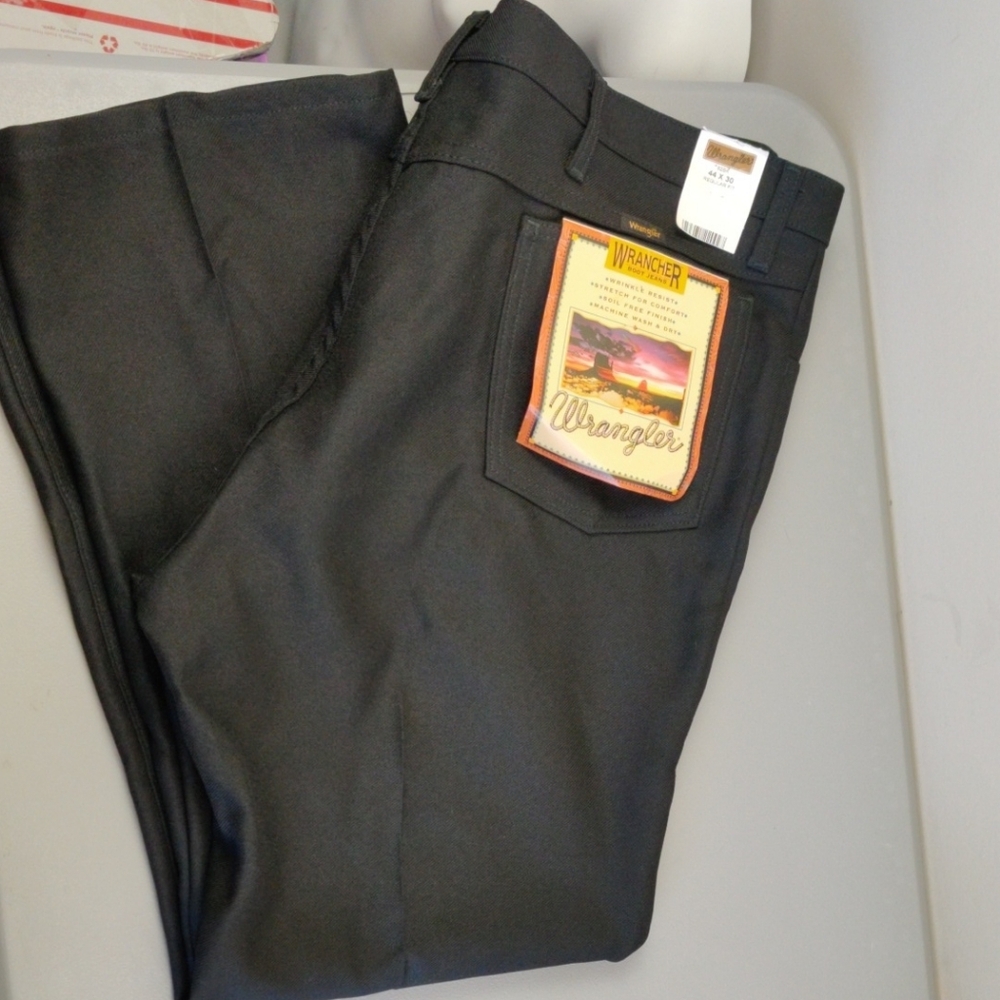 Wrangler Wrancher Classic Black Trousers (Bin A) - Picture 2 of 9